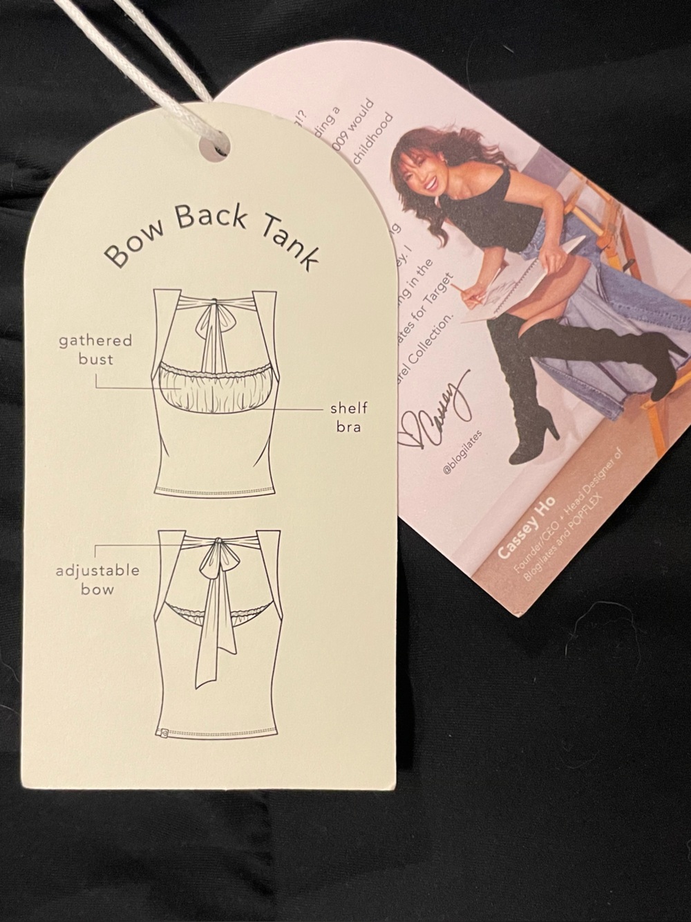 Blogilates Bow Back Tank - Picture 3 of 4